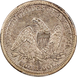 image for: 1841 25c PCGS VF20