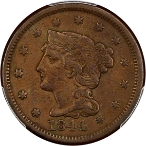 image for: 1844 1c PCGS VF35