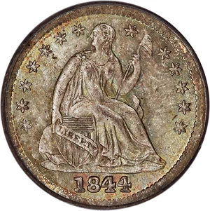 image for: 1844 H10c PCGS MS66