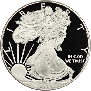 image for: 2014-W Silver Eagle $1 PCGS Proof 69 DCAM