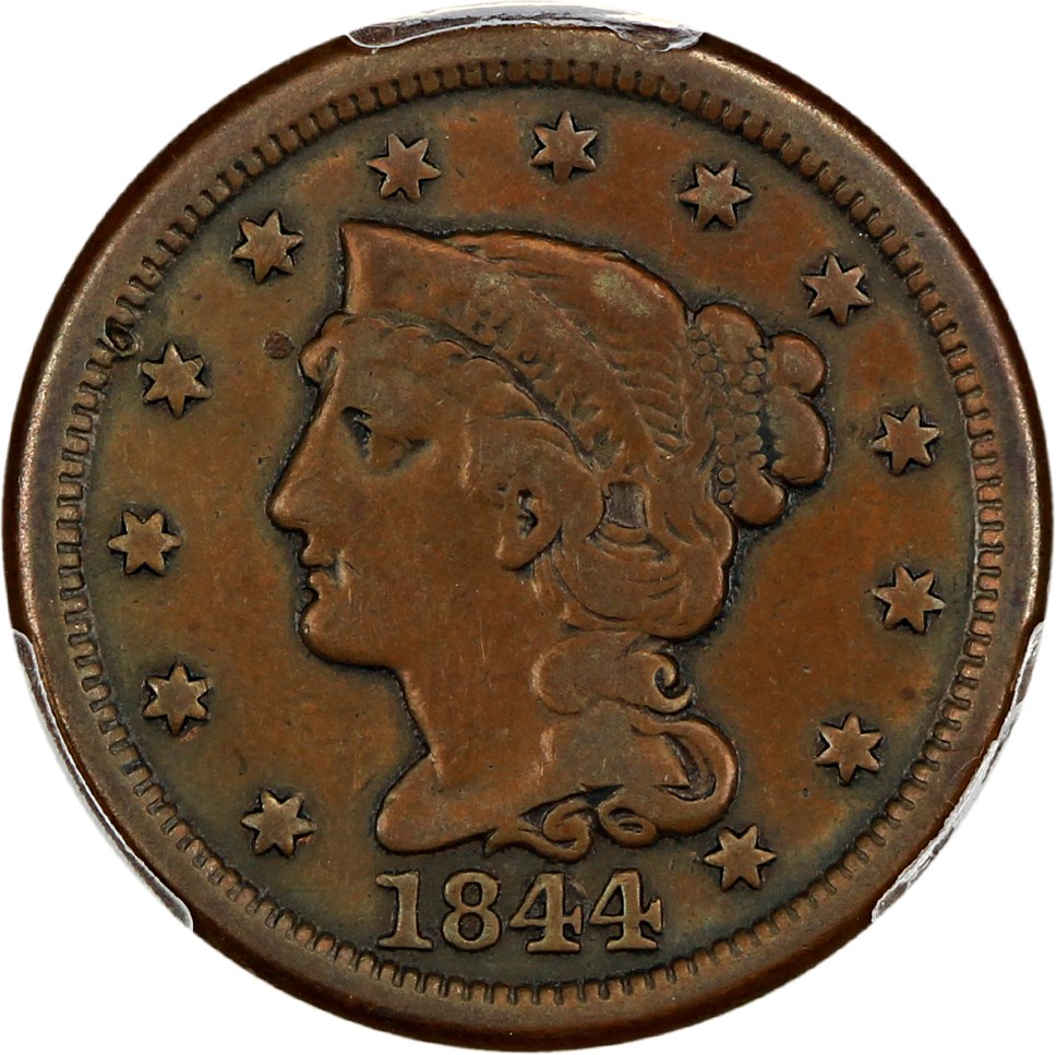 image for: 1844/81 1c PCGS Fine Details (Surfaces Smoothed)