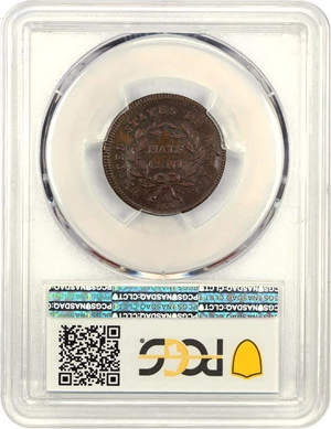 image for: 1795 1/2c PCGS VF35 (Pole, LE, Punc. Date)