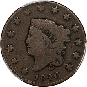 image for: 1820 1c PCGS Good-04 (Small Date)