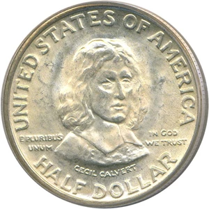 image for: 1934 50c Maryland PCGS MS66