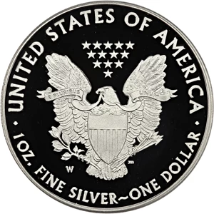 image for: 2014-W Silver Eagle $1 PCGS Proof 69 DCAM