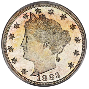 image for: 1883 5c PCGS Proof 67 (With Cents)