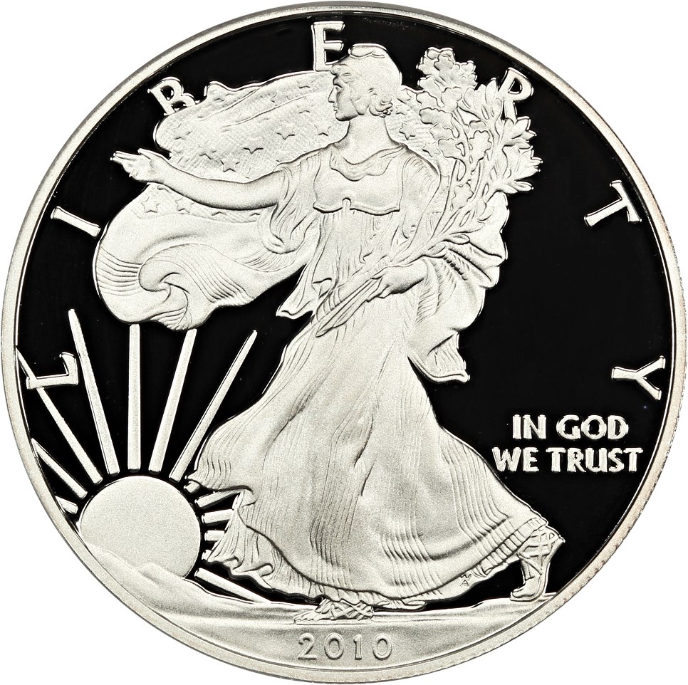 image for: 2010-W Silver Eagle $1 PCGS Proof 69 DCAM
