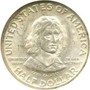 image for: 1934 50c Maryland NGC/CAC MS66