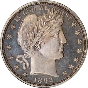 image for: 1892 50c PCGS Proof 63