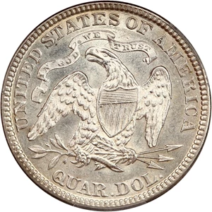 image for: 1887 25c PCGS AU58
