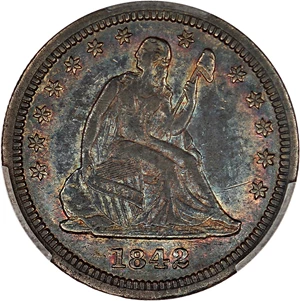 image for: 1842-O 25c PCGS XF40 (Large Date)