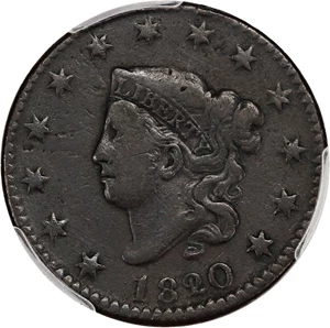 image for: 1820/19 1c PCGS F15