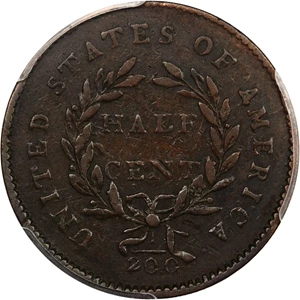 image for: 1794 1/2c PCGS VF35 (Large Edge Letters, C-1a)