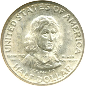 image for: 1934 50c Maryland NGC/CAC MS66