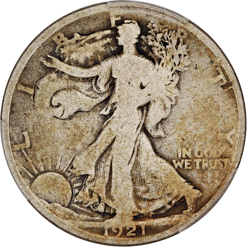 image for: 1921 50c PCGS Good Details (Damage)