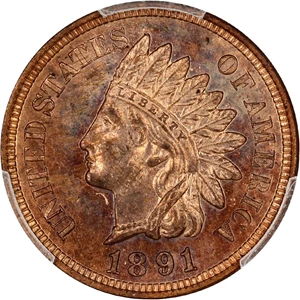 image for: 1891 1c PCGS Proof 64 RB