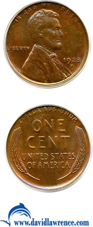 image for: 1928-S 1c PCGS MS64 BN
