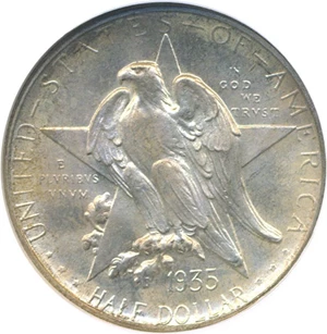 image for: 1935-D 50c Texas NGC/CAC MS67