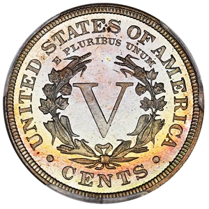 image for: 1883 5c PCGS Proof 67 (With Cents)
