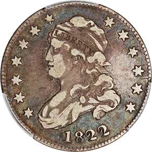 image for: 1822 25c PCGS VF25