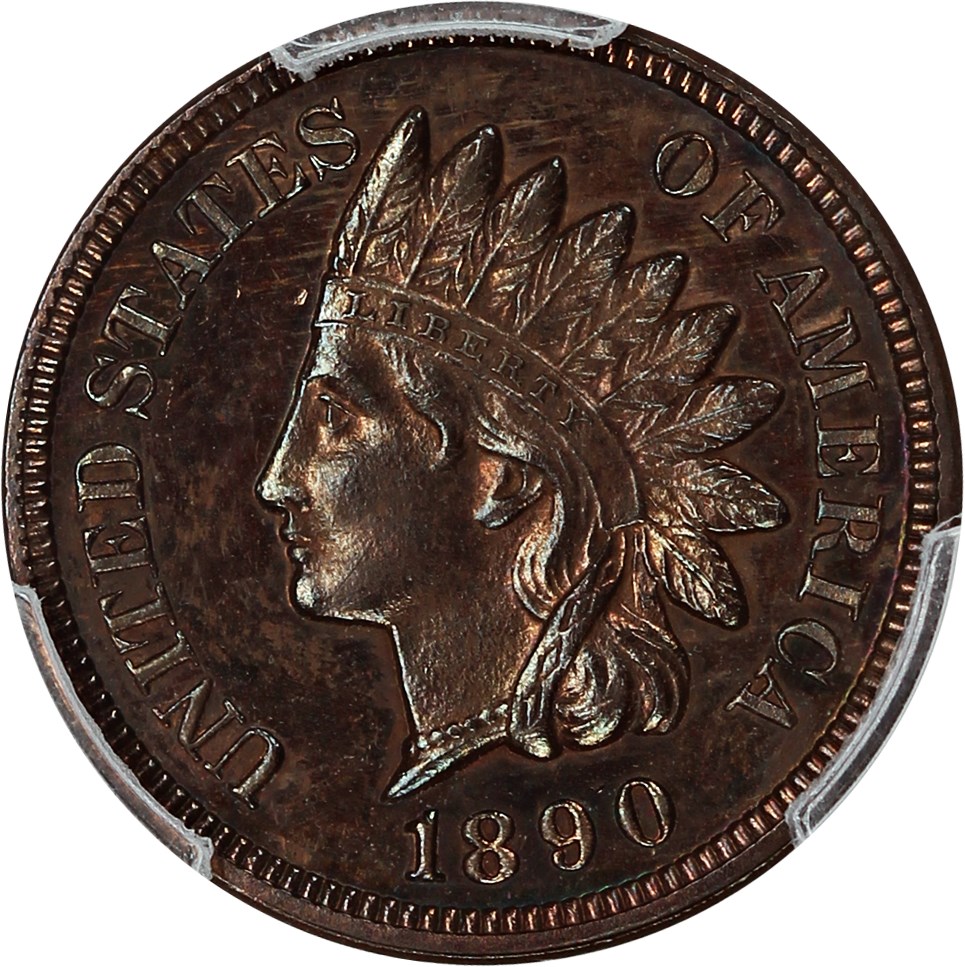 image for: 1890 1c PCGS Proof 63 BN