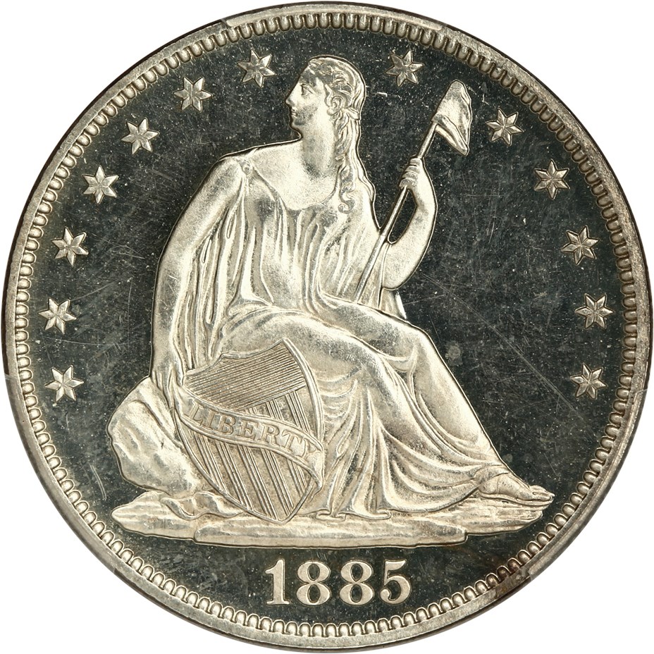 image for: 1885 50c PCGS Proof 63 CAM