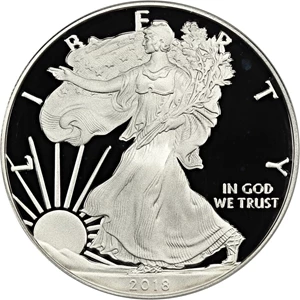 image for: 2018-W Silver Eagle $1 PCGS Proof 69 DCAM