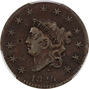 image for: 1825 1c PCGS VF Details (Damage)