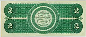 image for: FR. 41 1862 $2 Legal Tender Seal Type 2 PMG Choice Unc 63 (Small Tear)