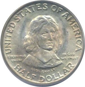 image for: 1934 50c Maryland PCGS/CAC MS66