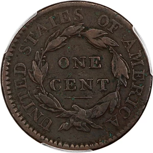 image for: 1817 1c PCGS VG Details (15 Stars, Exc. Corrosion)