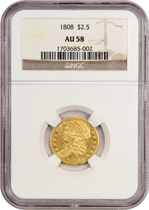 image for: 1808 $2 1/2 NGC AU58