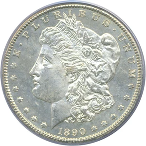 image for: 1890-CC $1 PCGS MS64 DMPL