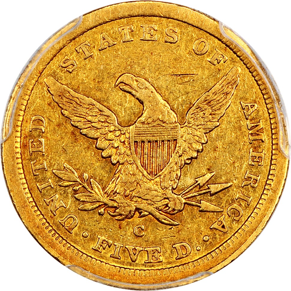 image for: 1842-C $5 PCGS XF40 (Small Date)