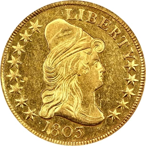 image for: 1803 $10 NGC AU58 (Small Stars Reverse)