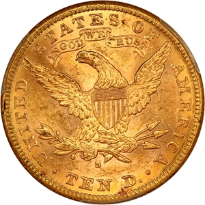 image for: 1883-S $10 PCGS MS63 (MPD, FS-301)