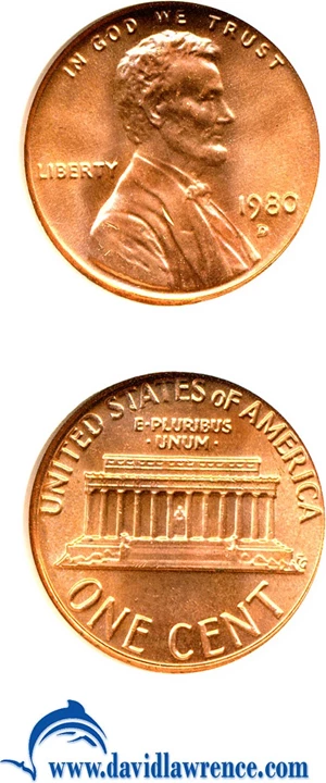 image for: 1980-D 1c NGC MS67 RD