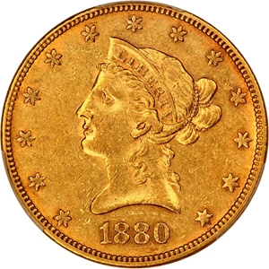 image for: 1880-O $10 PCGS AU53