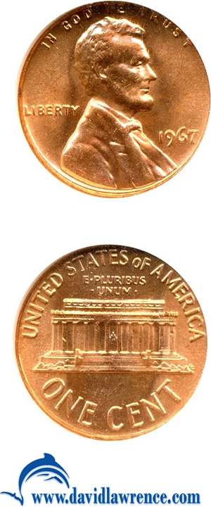image for: 1967 1c NGC MS67 RD