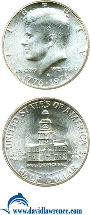 image for: 1976-S 50c Silver PCGS MS68