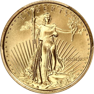 image for: 1991 Gold Eagle $10 PCGS MS69
