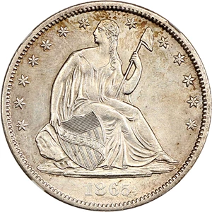 image for: 1865-S 50c NGC AU58