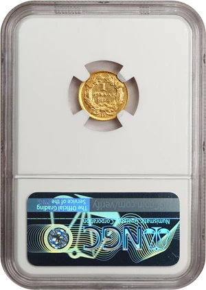 image for: 1858-D G$1 NGC AU58