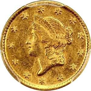 image for: 1852-D G$1 PCGS AU55