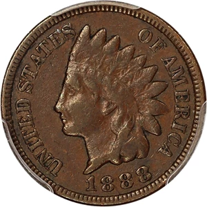 image for: 1888/7 1c PCGS/CAC F15 (Eagle Eye Photo Seal)