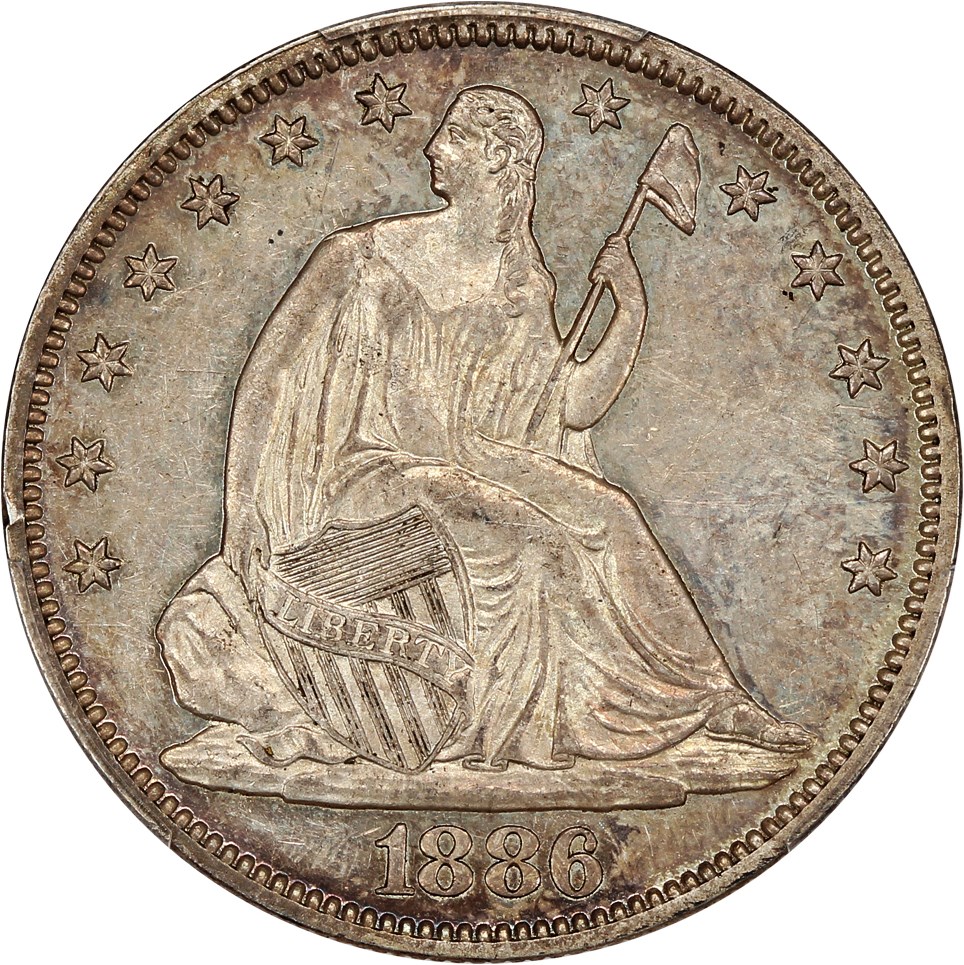 image for: 1886 50c PCGS/CAC Proof 58
