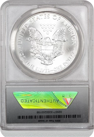 image for: 2015-(P) Silver Eagle $1 ANACS MS69 (Supplemental Silver Eagles)