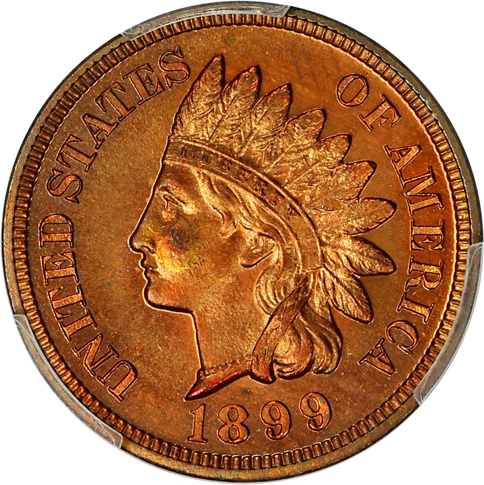 image for: 1899 1c PCGS/CAC Proof 66 RB