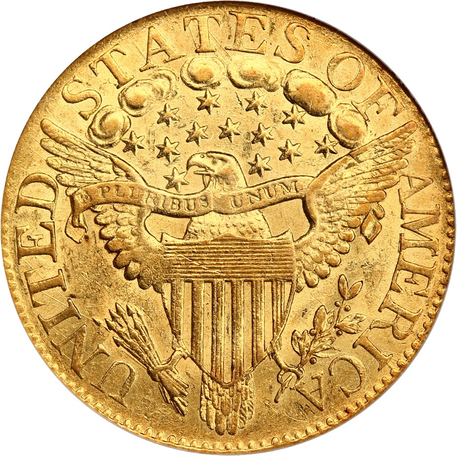 image for: 1806 $5 NGC/CAC AU58 (Knobbed 6)