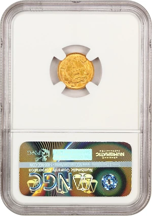 image for: 1863 G$1 NGC AU58